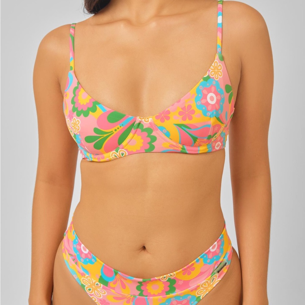 Blackbough Swim Willow Top in Groovy Garden